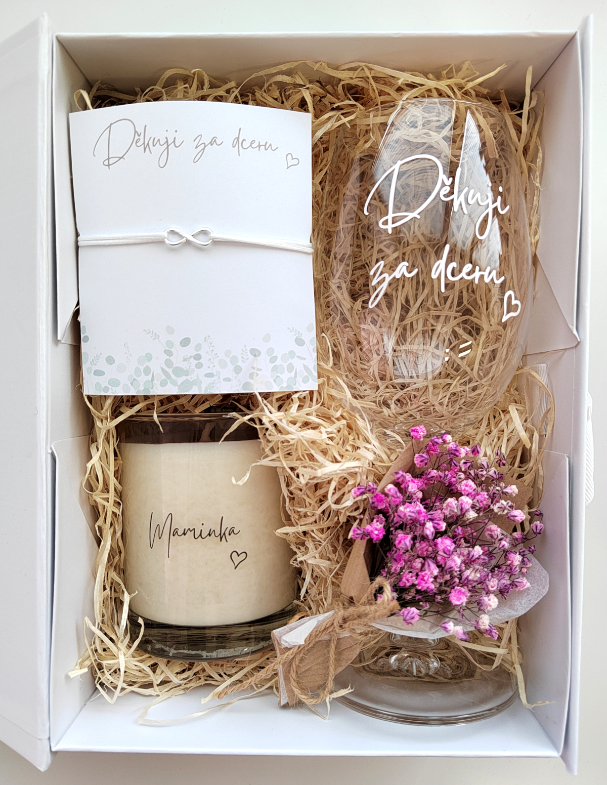 děkuji za dceru balíček