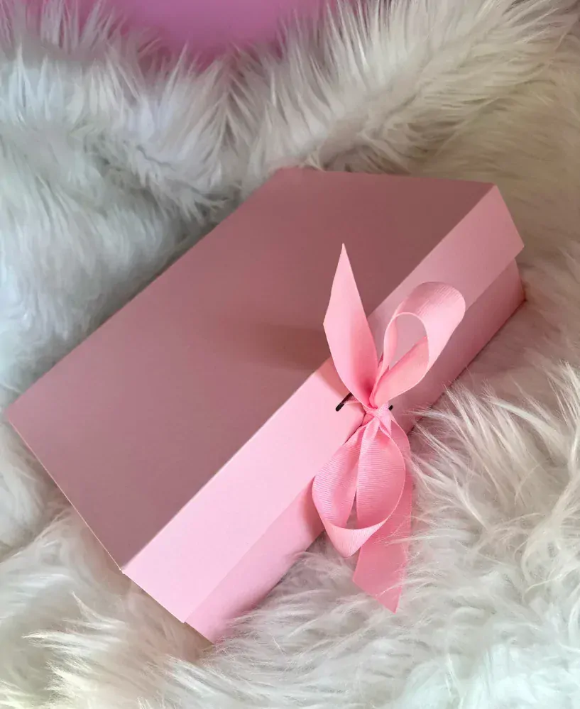 Luxusní dárkový balíček k doplnění - střední růžový